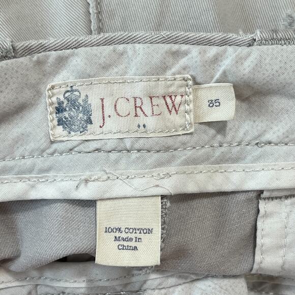 J Crew Mens Chino Shorts 35 Skull Emboidered Trashed Torn Ripped Vintage 1990s - Picture 4 of 7